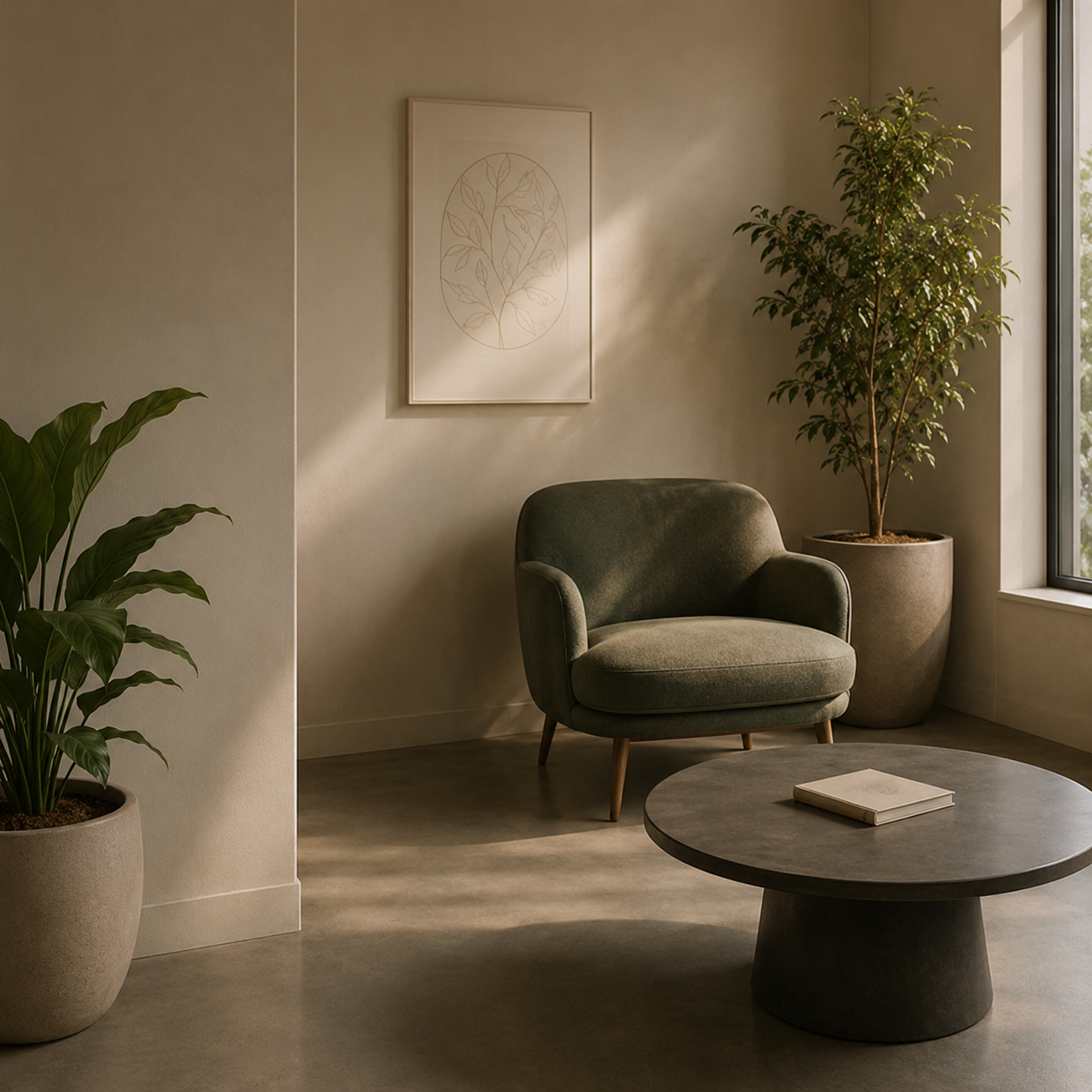 Interior of the Nestora coworking space